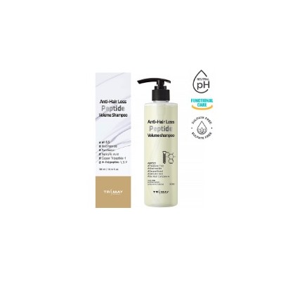Anti-Hair Loss Peptide Volume Shampoo, Безсульфатный слабокислотный шампунь с пептидами против выпадения волос