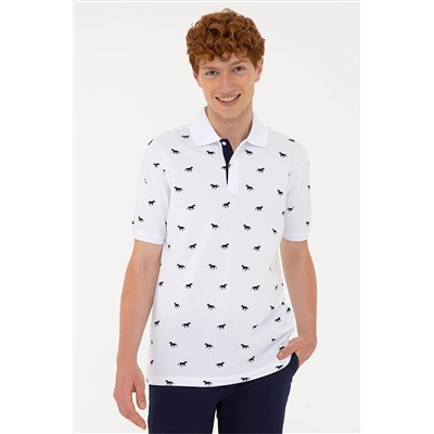 U.S. Polo Assn. Beyaz Erkek T-Shirt G081GL011.000.1226046
