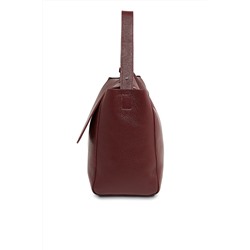 Bolso de piel Bage Burdeos