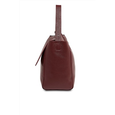 Bolso de piel Bage Burdeos