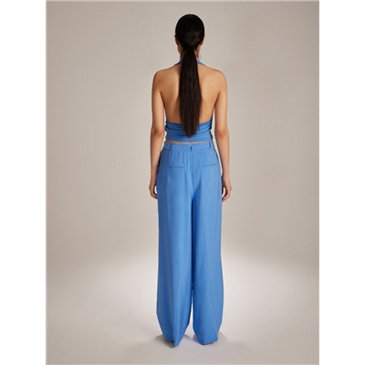 Hose mit hohem Modalanteil und weitem Bein