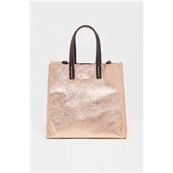 Bolso y neceser de piel Coti Rosa
