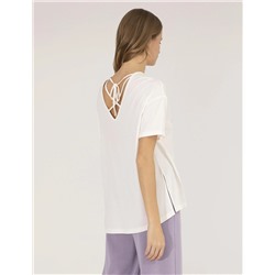 Ekru Oversize Tişört