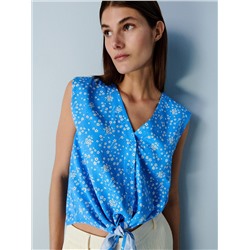 Gemusterte Bluse