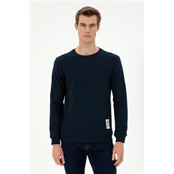 Erkek Lacivert Sweatshirt