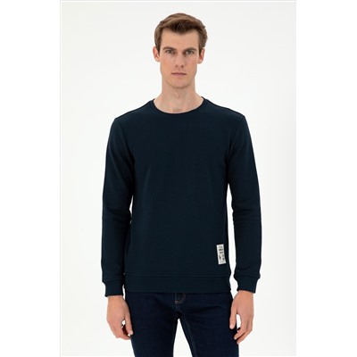 Erkek Lacivert Sweatshirt