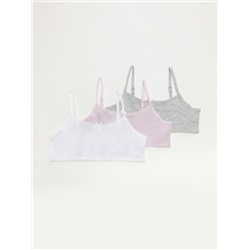 3-PACK OF BASIC STRAPPY TOPS