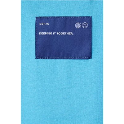 T-SHIRT WITH LABEL PRINT