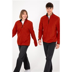 Erkek Kiremit Basic Sweatshirt