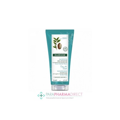 Klorane Cupuaçu Nutrition Gel Douche Eau de Tiaré 75ml FORMAT VOYAGE