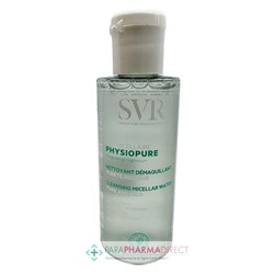 SVR PHYSIOPURE EAU MICELLAIRE - Nettoyant Démaquillant, Pureté Douceur 75ml