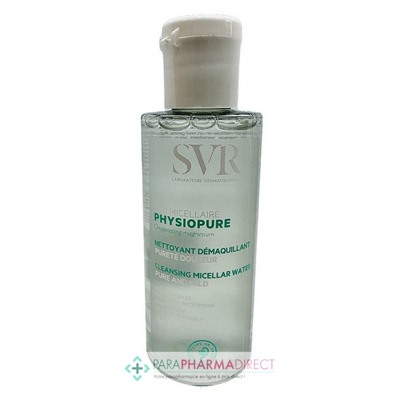 SVR PHYSIOPURE EAU MICELLAIRE - Nettoyant Démaquillant, Pureté Douceur 75ml