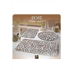 REGNUM CARPET Post Collection New 3' Lü Banyo Halısı Kaymaz REGNUMNEW