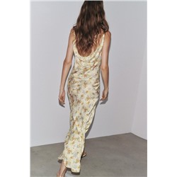 ZW COLLECTION PRINTED SATIN DRESS