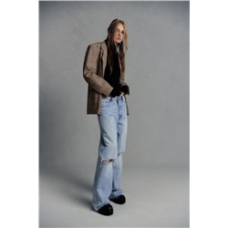 JEANS TRF WIDE LEG ROTOS