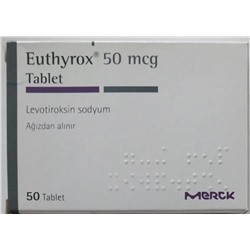 Euthyrox 50 mcg 50 таблеток