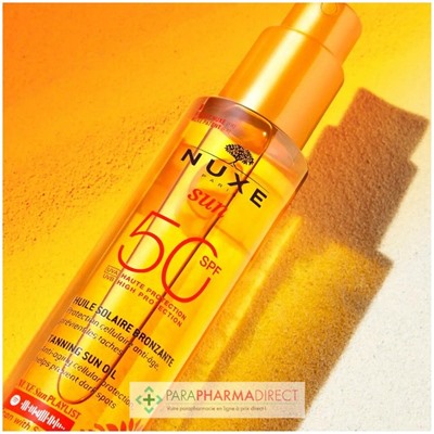 Nuxe Sun Huile Solaire Bronzante SPF50 150 ml