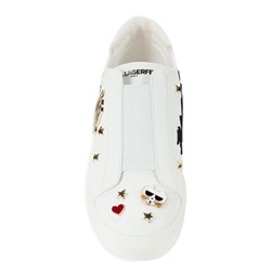Karl Lagerfeld Paris Caitie Logo Graphic Slip On Sneakers