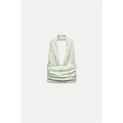 HEAVY COTTON TIE-DYE CROP TOP