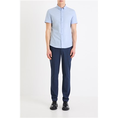 Camisa slim fit - Azul