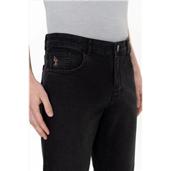 Erkek Koyu Gri Jean Pantolon
