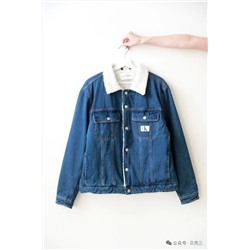 Мужская джинсовая куртка на меховой подкладке  Calvi*n Klei*n