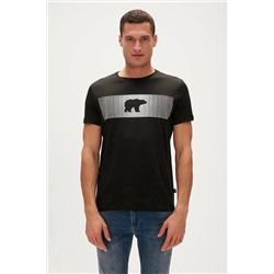 Bad Bear, Fancy Black Men's T-Shirt
