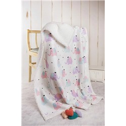 HAMUR Fluffy Bebek Battaniyesi 80x100 Cm Elephant E11BC0550256HM
