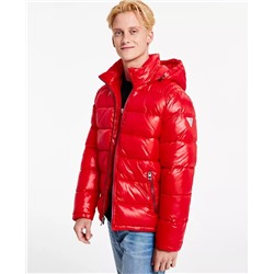 GUESS Men's Hooded Puffer Coat