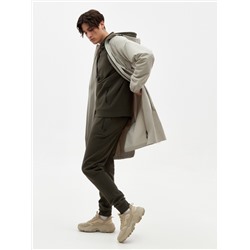 Стильные трикотажные брюки BROMUS из фактурного хлопка