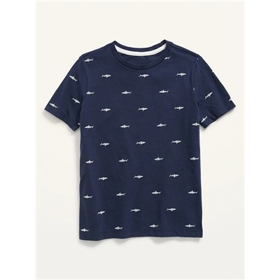 Vintage Crew-Neck T-Shirt for Boys