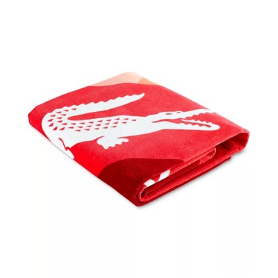 LACOSTE HOME Kaleidoscope Signature Cotton Beach Towel