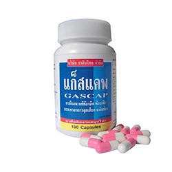 БАД против газообразования, улучшающий работу ЖКТ GASCAP от Yanhee Hospital 100 капсул / Yanhee Hospital GASCAP 100 caps
