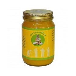 Tайский Желтый бальзам для массажа 200 мл/Yellow balm with people 200 ml