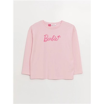LC Waikiki Bisiklet Yaka Barbie Baskılı Uzun Kollu Kadın Pijama Takımı, LCW DREAM                                            
                                            Bisiklet Yaka Barbie Baskılı Uzun Kollu Kadın Pijama Takımı