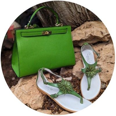 ZAPATOS 2726TG MANZANA+Ab.Zapatos PELLE Birkin/2 (720) Pistacho АКЦИЯ