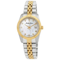 Mathey-Tissot  Mathy III MOP Quartz White Dial Ladies Watch Item No. D910BI