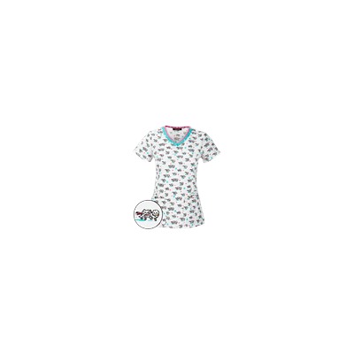 heartsoul Scrubs Let's Skate Print Top