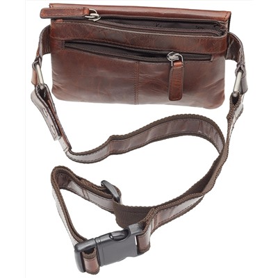 Mancini Men's Slim Waist Bag