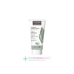Cattier Argile Verte Masque Menthe Poivrée Bio 30ml