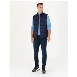 Lacivert Slim Fit Yelek