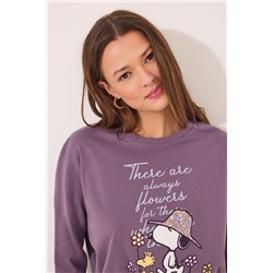 Pijama largo 100% algodón print Snoopy
