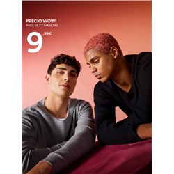PACK OF 2 BASIC LONG SLEEVE T-SHIRTS