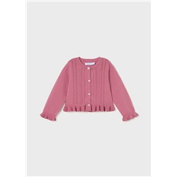 Rebeca de tricot con algodón sostenible para bebé