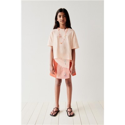 EMBROIDERED PATCHWORK SKIRT