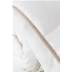 Aleoavera King Size Yorgan - Beyaz/Toprak