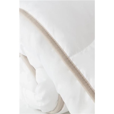 Aleoavera King Size Yorgan - Beyaz/Toprak