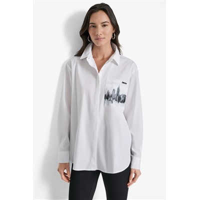 CITY SKYLINE POCKET SHIRT