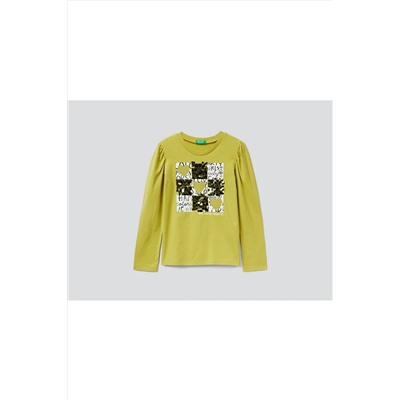 United Colors of BenettonKare Baskılı T-shirt
