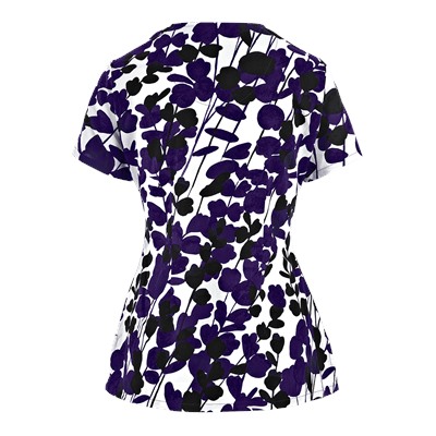 Grey's Anatomy Scrubs Signature Fauna Print Top